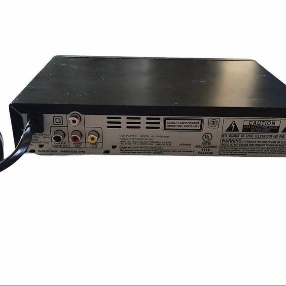 SANYO DVD/CD Player FWDP105F - Picture 3 of 4